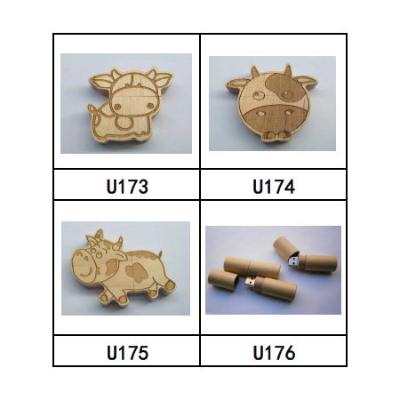 木質造型 USB 隨身碟